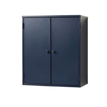 Sage Canyon Wall-Mounted Laundry Cabinet - Navy