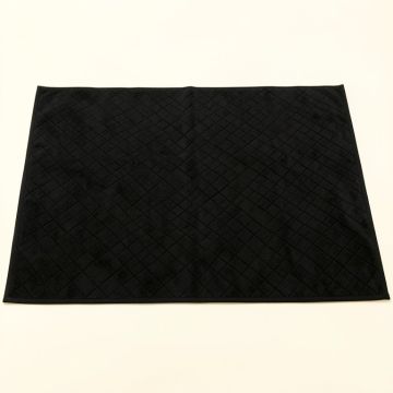 Lake Bluff Bath Mat - Black (synthetic illustration; no displayed measurements)