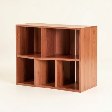 Aspen Bridge Desktop Shelving Unit - Terracotta (synthetic illustration; no displayed measurements)