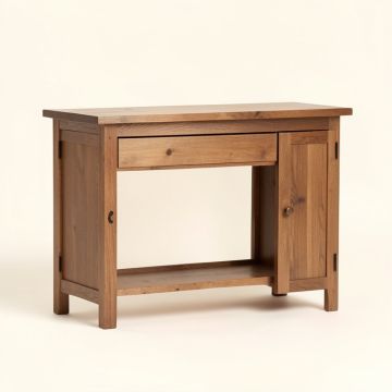 Wooden Console Table Sofa Side Table Entryway Table With Drawer (synthetic illustration; no displayed measurements)