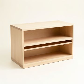 Ridge Bluff Low Bookcase - Beige (synthetic illustration; no displayed measurements)