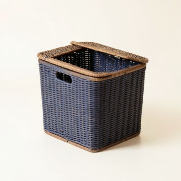 Summit Bend Laundry Hamper - Navy (synthetic illustration; no displayed measurements)