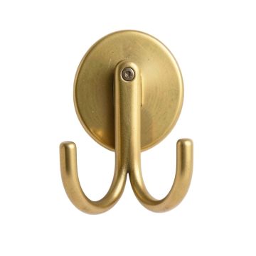 Brass Triple Wall Mounted Robe Hook (synthetic illustration; no displayed measurements)