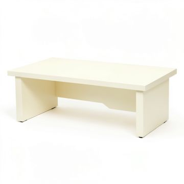 Brook Dale Desktop Monitor Riser - Ivory (synthetic illustration; no displayed measurements)