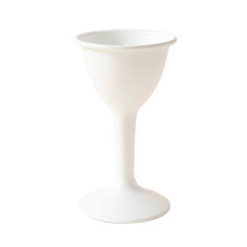 Meadow Bend Empty Candle Holder - White