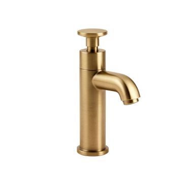 Restoration Mini Widespread Bathroom Sink Faucet With Brass Pop-Up