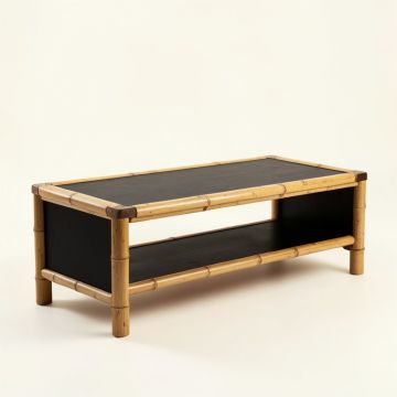 Brook Edge Coffee Table - Black (synthetic illustration; no displayed measurements)