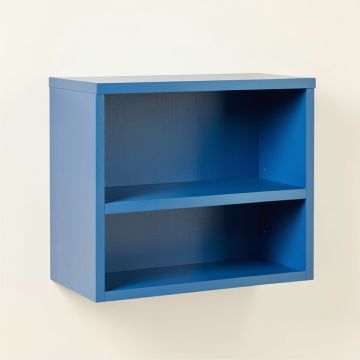 Willow Brook Wall-Mounted Shelf - Blue (synthetic illustration; no displayed measurements)