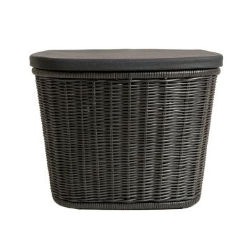 Cedar Branch Laundry Hamper - Black