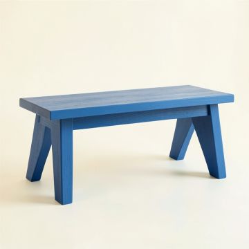 Slate Falls Indoor Bench - Blue (synthetic illustration; no displayed measurements)