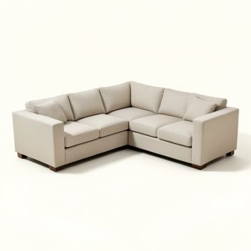 Sealrock 104 '' Wide Linen Left Hand Facing Modular Corner Sectional (synthetic illustration; no displayed measurements)