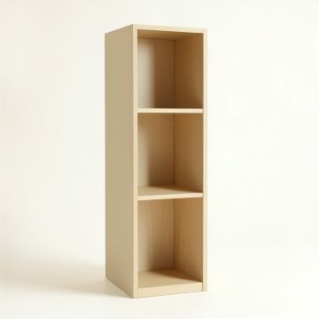 Glen Crest Narrow Cubby Tower - Beige (synthetic illustration; no displayed measurements)