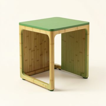 Cedar Bridge Side Table - Green (synthetic illustration; no displayed measurements)