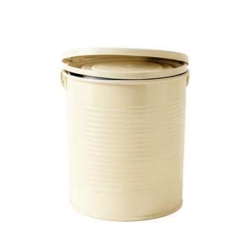 Cove Branch Closed Garden Compost Bin - Cream