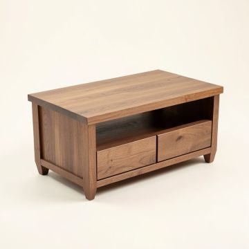 Hurst Solid Wood Coffee Table With Storage (synthetic illustration; no displayed measurements)