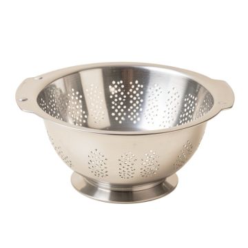 Cook N Home 2 Piece Stainless Steel Colander Set (synthetic illustration; no displayed measurements)