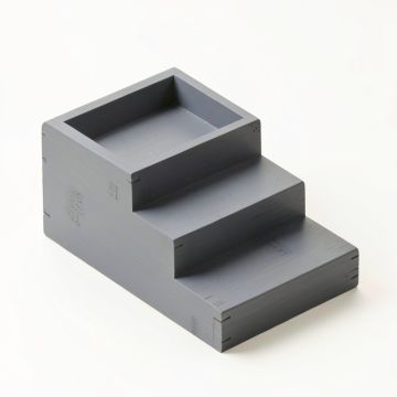 Holly Branch Empty Countertop Canister Rack - Gray (synthetic illustration; no displayed measurements)