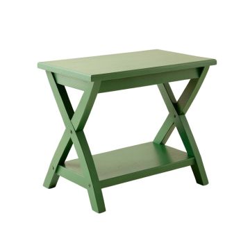 Stone Edge Side Table - Green