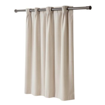 Okeelanta Washed Casual Solid Semi-Sheer Tab Top Single Curtain Panel