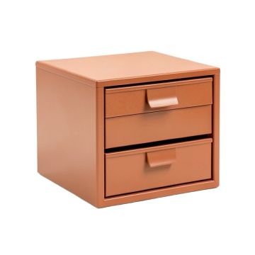 Slate Dale Small-Parts Storage Drawer Cabinet - Terracotta
