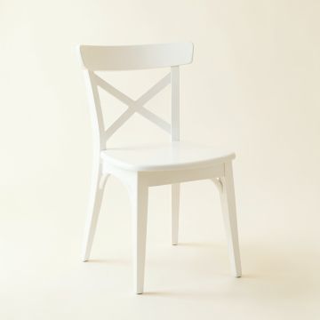 Field Dale Dining Chair - White (synthetic illustration; no displayed measurements)