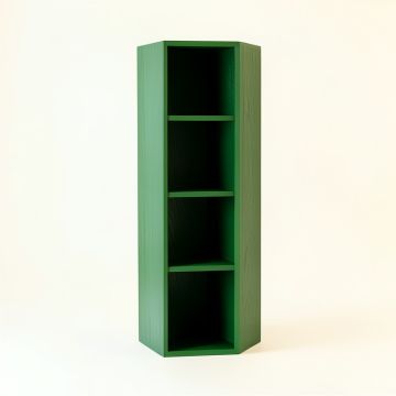 Birch Canyon Narrow Cubby Tower - Green (synthetic illustration; no displayed measurements)