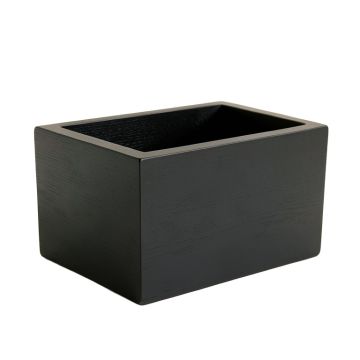 Ash Bluff Empty Raised Planter - Black