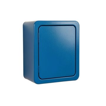 Cedar Dell Wall-Mounted Entry Cabinet - Blue