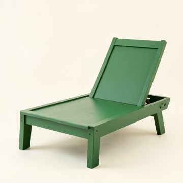 Birch Dale Outdoor Lounge Chair - Green (synthetic illustration; no displayed measurements)
