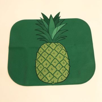 Pineapple 18.5 '' Placemat (synthetic illustration; no displayed measurements)