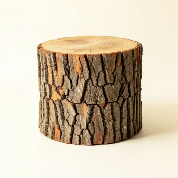 Gosnold Tree Stump End Table (synthetic illustration; no displayed measurements)