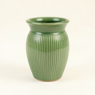 Clay Crest Empty Decorative Vase - Green (synthetic illustration; no displayed measurements)