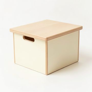 Linden Branch Low Toy Storage Unit - Cream (synthetic illustration; no displayed measurements)