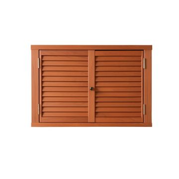Dawn Bridge Wall-Mounted Entry Cabinet - Terracotta