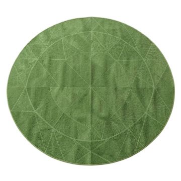 Clay Bluff Round Area Rug - Green