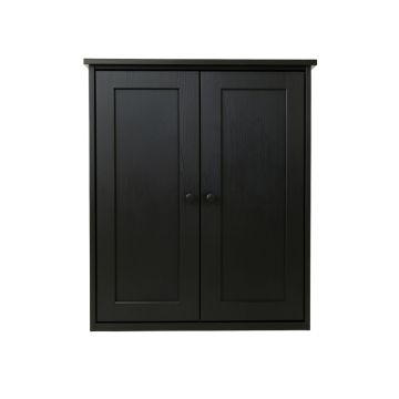 Heath Branch Wall-Mounted Laundry Cabinet - Black