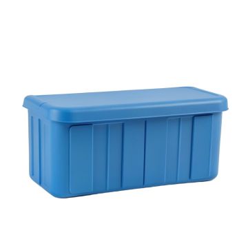 Briar Branch Narrow Outdoor Storage Bench - Blue