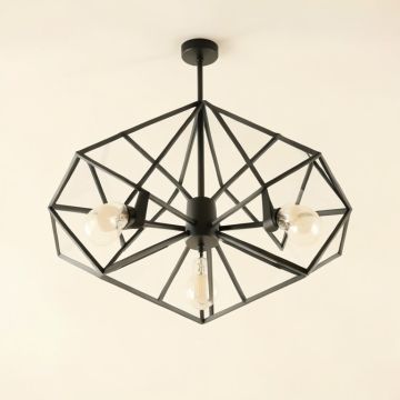 Carytown 4 - Light Unique Geometric Chandelier (synthetic illustration; no displayed measurements)