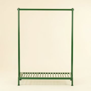 River Crest Empty Garment Rack - Green (synthetic illustration; no displayed measurements)