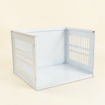 Briar Dale Empty Furniture-Style Pet Crate - White (synthetic illustration; no displayed measurements)