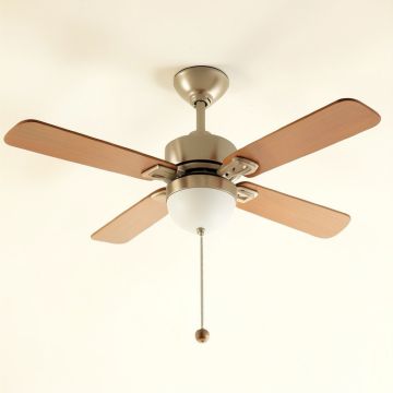 52 '' Low Profile Iii 5 - Blade Flush Mount Ceiling Fan With Pull Chain (synthetic illustration; no displayed measurements)