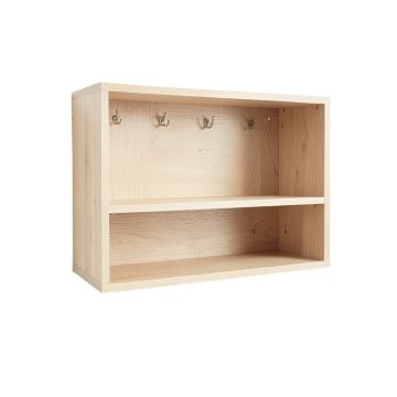 Field Canyon Wall-Mounted Entryway Organizer Shelf - Beige