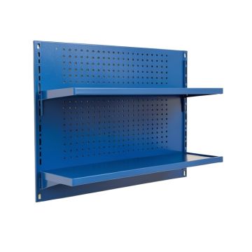 Clay Crest Empty Wall-Mounted Tool Organizer Panel - Blue