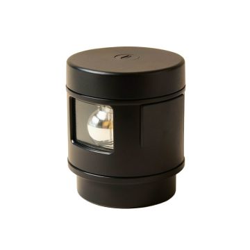 Black 1 -Bulb Outdoor Bulkhead Light