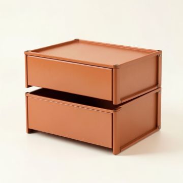 Cliff Branch Under-Desk Drawer Unit - Terracotta (synthetic illustration; no displayed measurements)