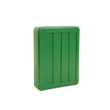 Maple Bluff Narrow Outdoor Storage Bench - Green
