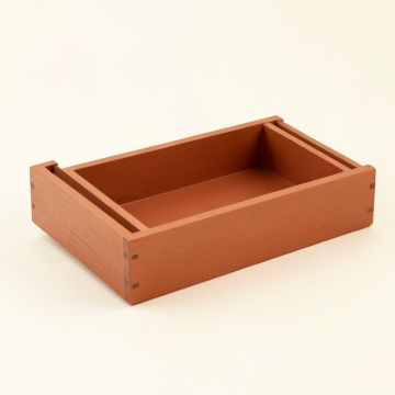 Linden Bend Empty Pantry Drawer Organizer Insert - Terracotta (synthetic illustration; no displayed measurements)