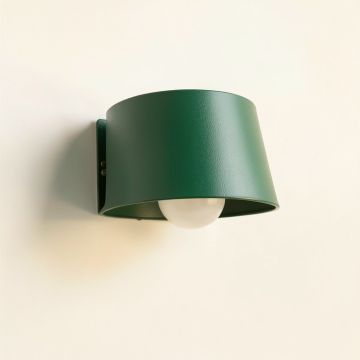 Maple Dale Wall Sconce Mounted On A Plain Wall - Green (synthetic illustration; no displayed measurements)