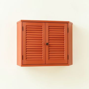 Hill Dale Wall-Mounted Entry Cabinet - Terracotta (synthetic illustration; no displayed measurements)