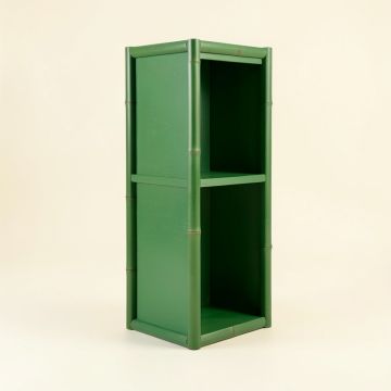 Moss Dale Narrow Cubby Tower - Green (synthetic illustration; no displayed measurements)
